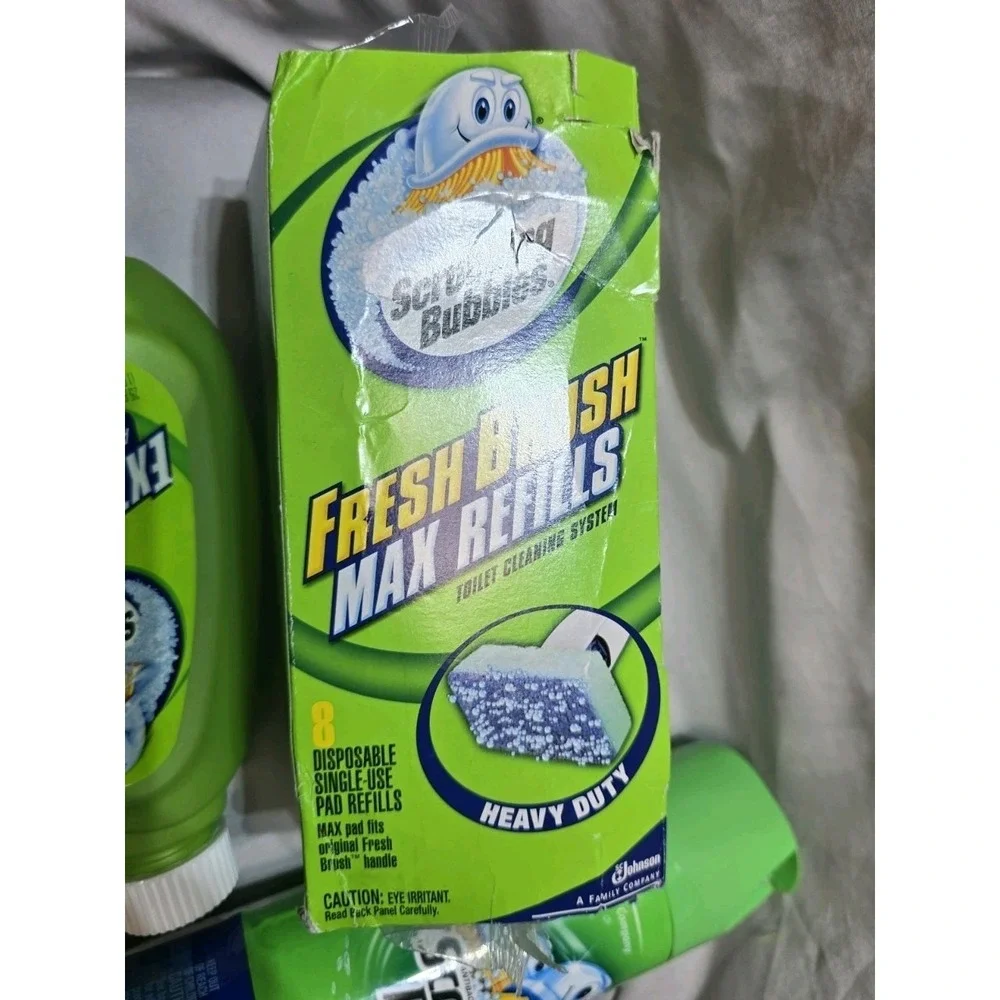 Johnson Scrubbing Bubbles FRESH BRUSH Foam Refill Toilet Cleaning Lot Of 3